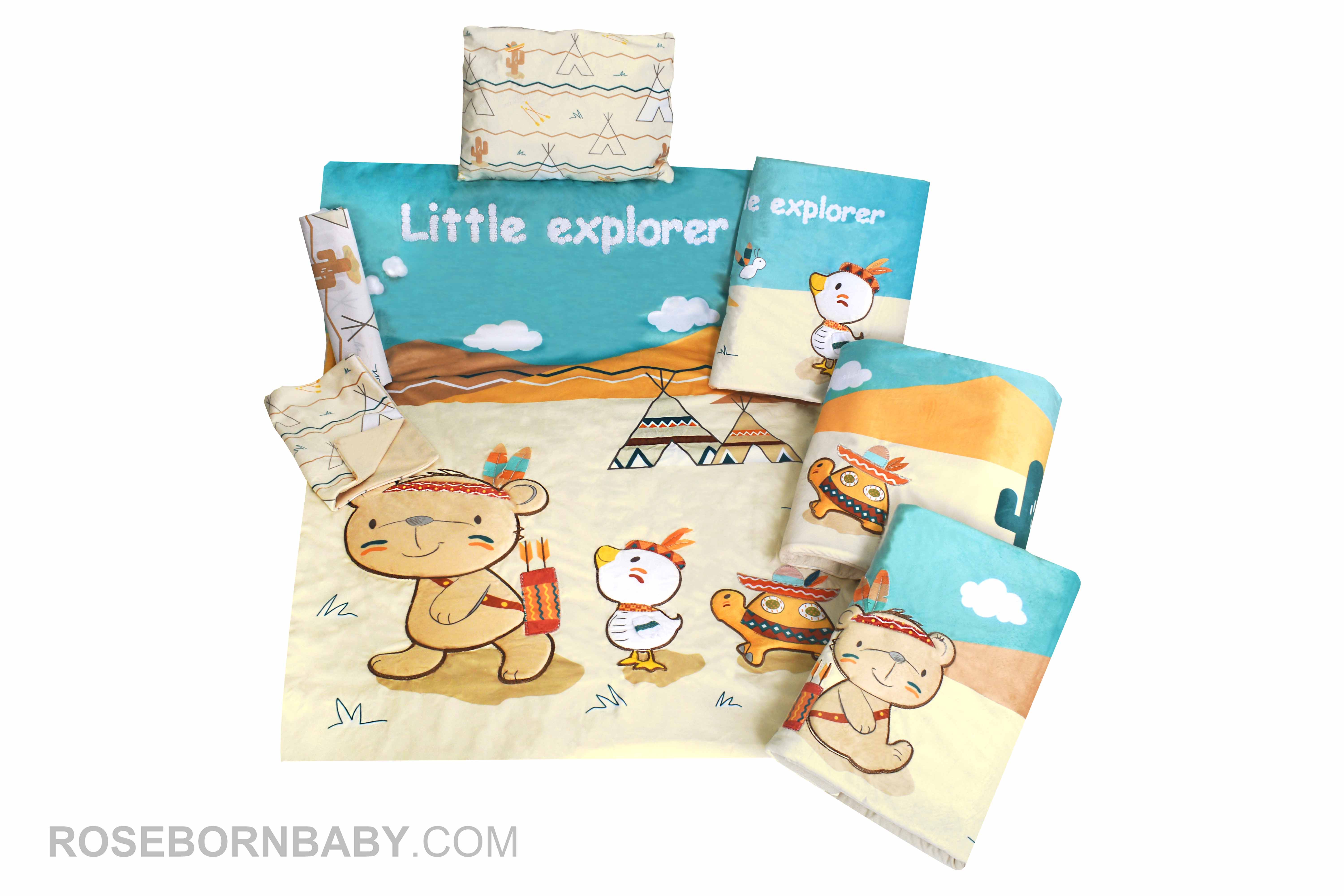 Seven-piece Bedding Set(Little Explorer-Boy)